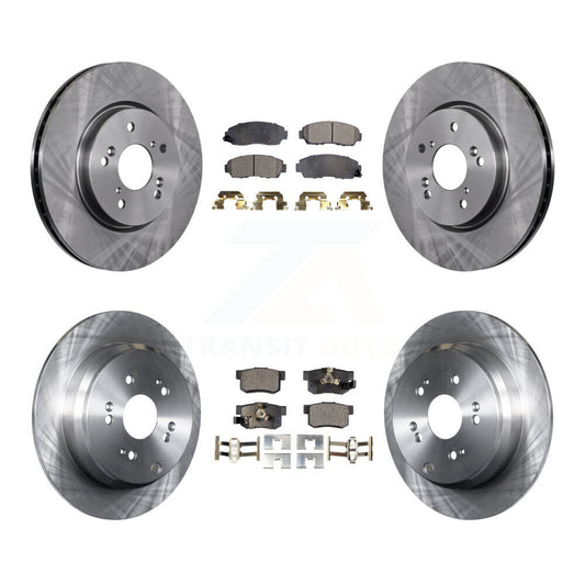 [Avant + Arrière] Kit de Disque et plaquette (semi-métallique) de frein pour Honda CR-V Acura RDX K8F-101284