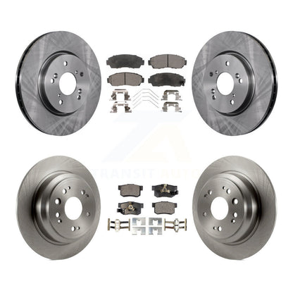 [Avant + Arrière] Kit de Disque et plaquette (semi-métallique) de frein pour Honda Crosstour Accord K8F-101288