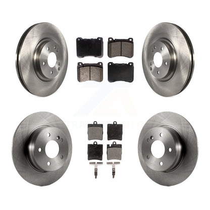 [Avant + Arrière] Kit de Disque et plaquette (semi-métallique) de frein pour Mercedes-Benz C230 CLK350 C320 SLK350 SLK300 K8F-101290