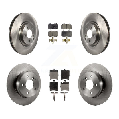 [Avant + Arrière] Kit de Disque et plaquette (semi-métallique) de frein pour Mercedes-Benz C230 C320 SLK350 K8F-101291