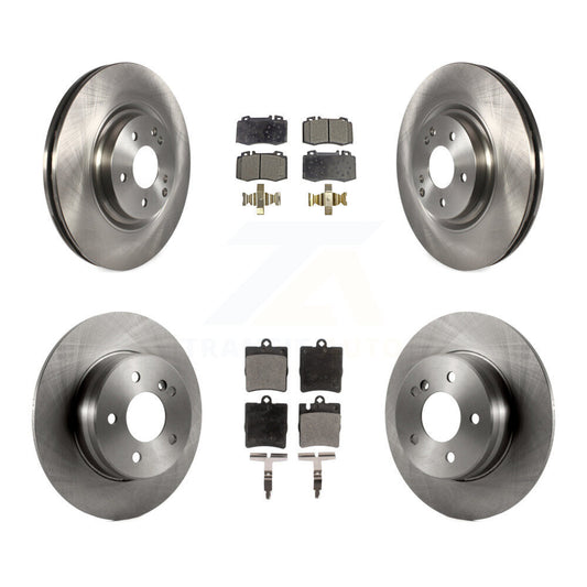 [Avant + Arrière] Kit de Disque et plaquette (semi-métallique) de frein pour Mercedes-Benz C230 C320 SLK350 K8F-101291