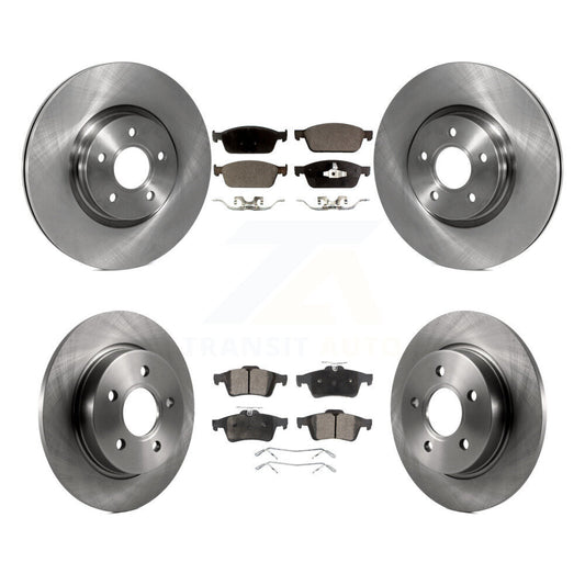 [Avant + Arrière] Kit de Disque et plaquette (semi-métallique) de frein pour Ford Focus ST K8F-101305