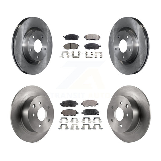 [Avant + Arrière] Kit de Disque et plaquette (semi-métallique) de frein pour Nissan Altima K8F-101306