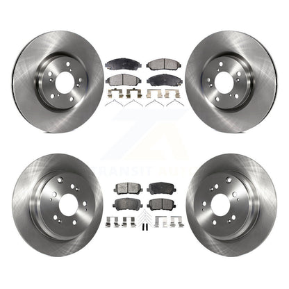 [Avant + Arrière] Kit de Disque et plaquette (semi-métallique) de frein pour Honda Pilot Acura MDX ZDX K8F-101308