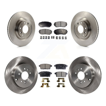 [Avant + Arrière] Kit de Disque et plaquette (semi-métallique) de frein pour 2007-2015 Mazda CX-9 K8F-101310