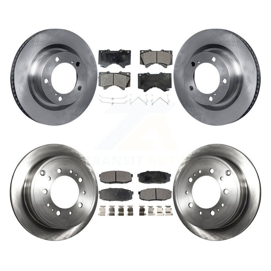 [Avant + Arrière] Kit de Disque et plaquette (semi-métallique) de frein pour Toyota Tundra Sequoia Lexus LX570 Land Cruiser K8F-101311
