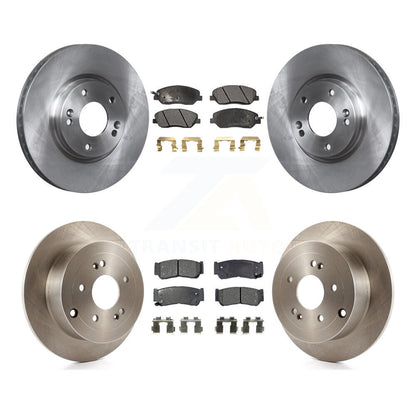 [Avant + Arrière] Kit de Disque et plaquette (semi-métallique) de frein pour 2007-2009 Hyundai Santa Fe K8F-101316