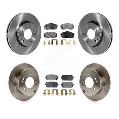 [Avant + Arrière] Kit de Disque et plaquette (semi-métallique) de frein pour 2007-2009 Kia Rondo K8F-101317
