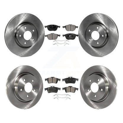 [Avant + Arrière] Kit de Disque et plaquette (semi-métallique) de frein pour Volvo S40 C70 C30 V50 K8F-101321