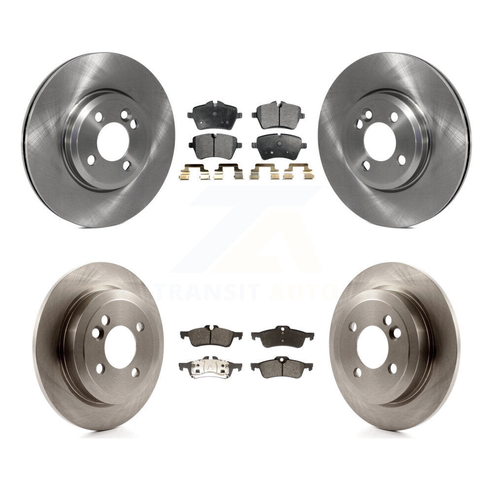 [Avant + Arrière] Kit de Disque et plaquette (semi-métallique) de frein pour 2002-2005 Mini Cooper avec 294mm Diameter Rotor K8F-101322