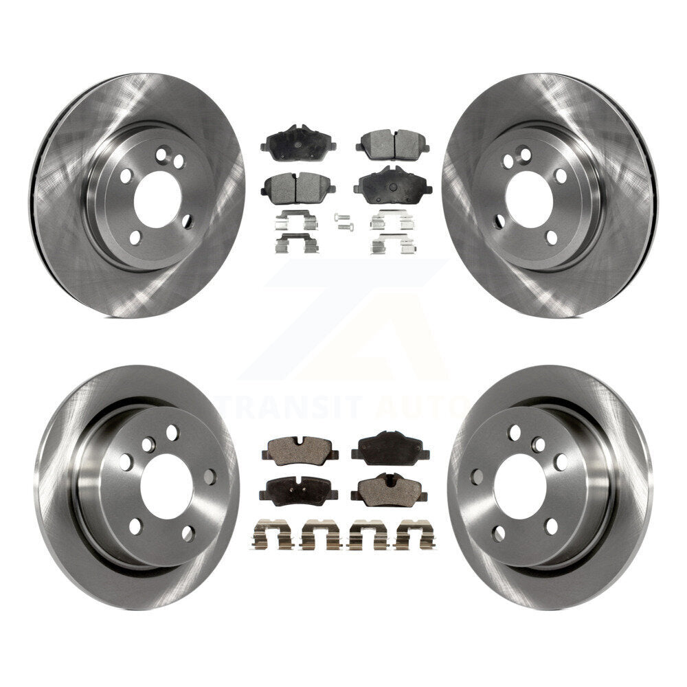[Avant + Arrière] Kit de Disque et plaquette (semi-métallique) de frein pour 2015 Mini Cooper 2.0L 1.5L avec 280mm Diameter Rotor K8F-101328