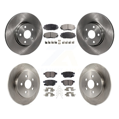 [Avant + Arrière] Kit de Disque et plaquette (semi-métallique) de frein pour Toyota Corolla Matrix Pontiac Vibe K8F-101331
