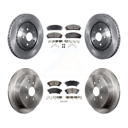 [Avant + Arrière] Kit de Disque et plaquette (semi-métallique) de frein pour Toyota Highlander Sienna Lexus RX350 RX450h K8F-101338