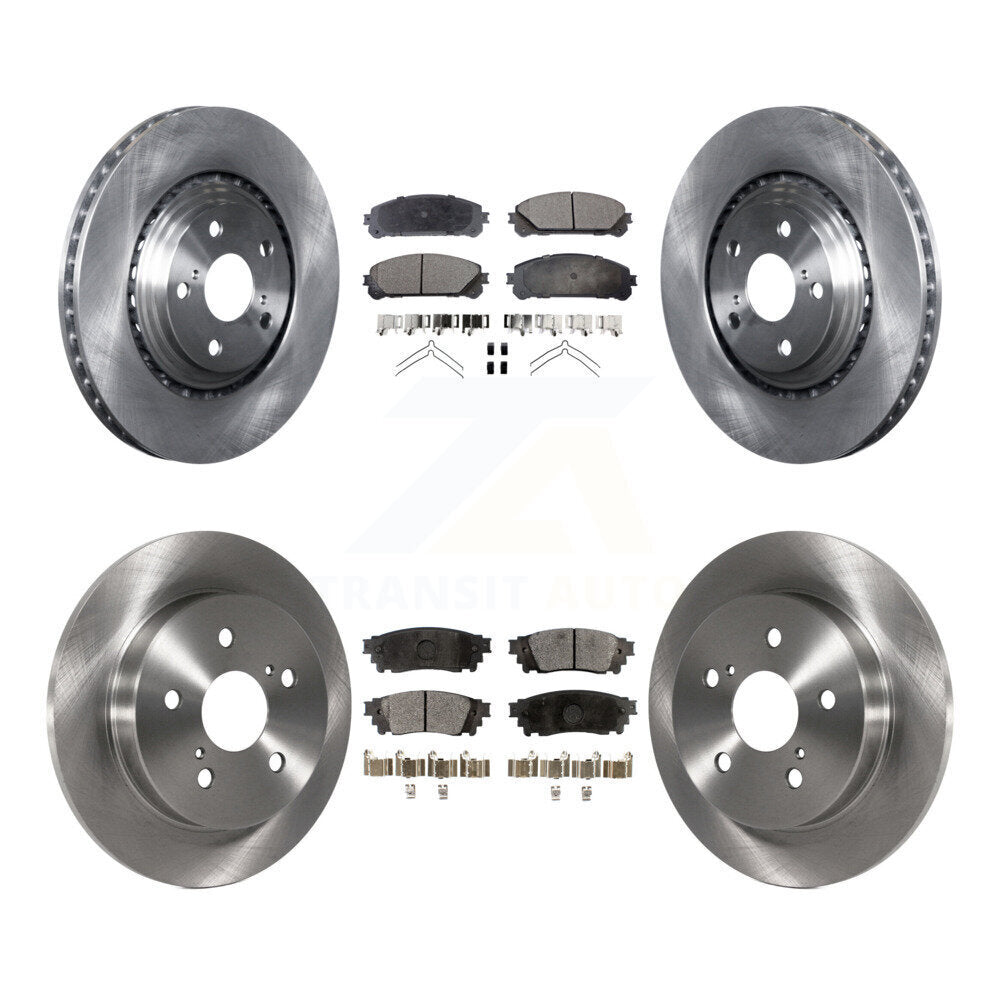[Avant + Arrière] Kit de Disque et plaquette (semi-métallique) de frein pour Lexus NX200t NX300 NX300h K8F-101339