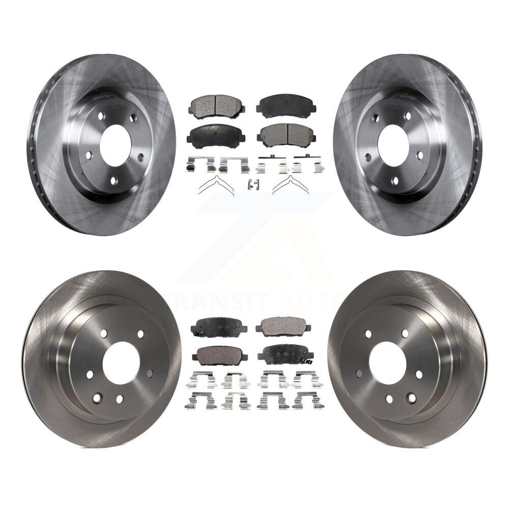 [Avant + Arrière] Kit de Disque et plaquette (semi-métallique) de frein pour Nissan Rogue Select K8F-101340