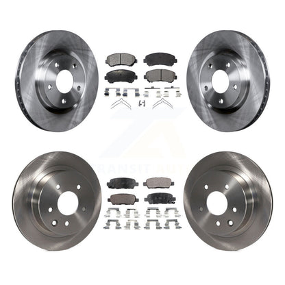 [Avant + Arrière] Kit de Disque et plaquette (semi-métallique) de frein pour Nissan Rogue Select K8F-101340
