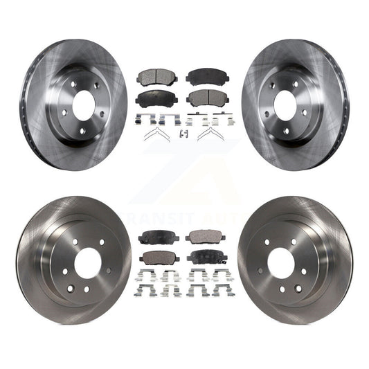 [Avant + Arrière] Kit de Disque et plaquette (semi-métallique) de frein pour Nissan Rogue Select K8F-101340