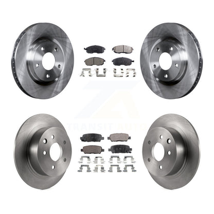 [Avant + Arrière] Kit de Disque et plaquette (semi-métallique) de frein pour 2007-2012 Nissan Sentra SE-R K8F-101341