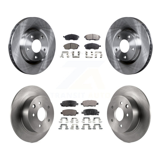[Avant + Arrière] Kit de Disque et plaquette (semi-métallique) de frein pour 2007-2012 Nissan Sentra SE-R K8F-101341