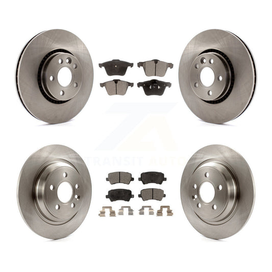 [Avant + Arrière] Kit de Disque et plaquette (semi-métallique) de frein pour Volvo S60 V60 Cross Country V70 K8F-101344