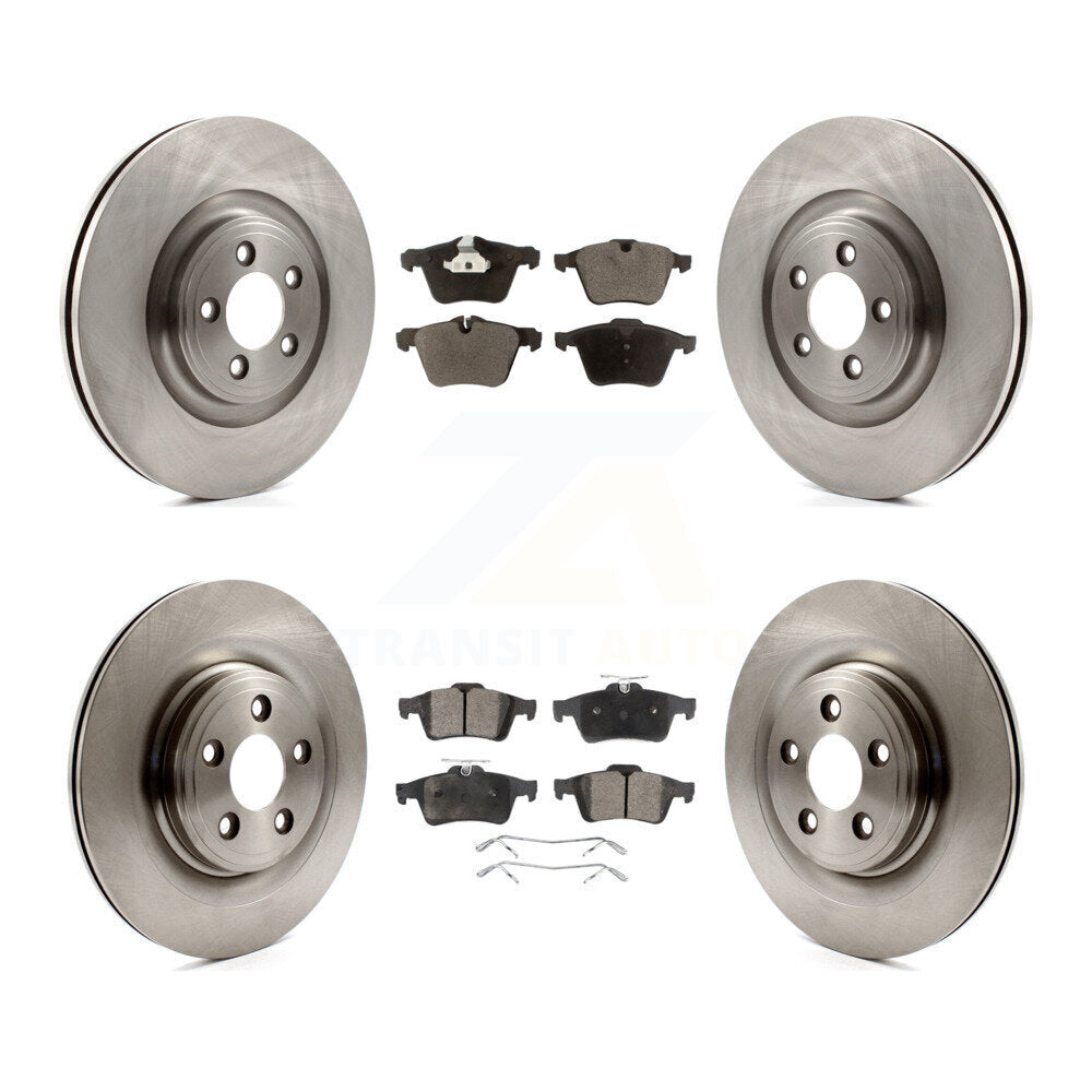 [Avant + Arrière] Kit de Disque et plaquette (semi-métallique) de frein pour Jaguar XF XJ XKR XK K8F-101348