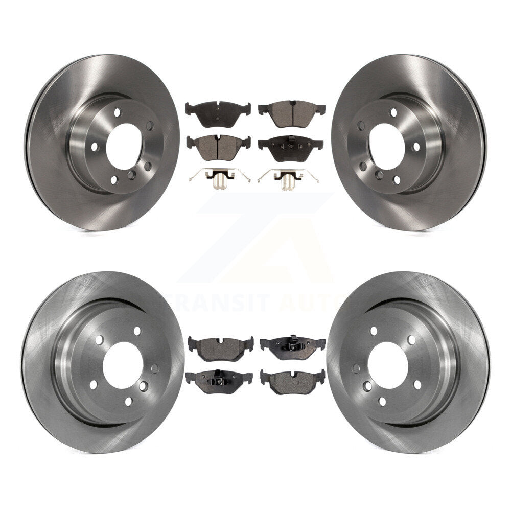 [Avant + Arrière] Kit de Disque et plaquette (semi-métallique) de frein pour 2008 BMW 328xi To 08 07 K8F-101351