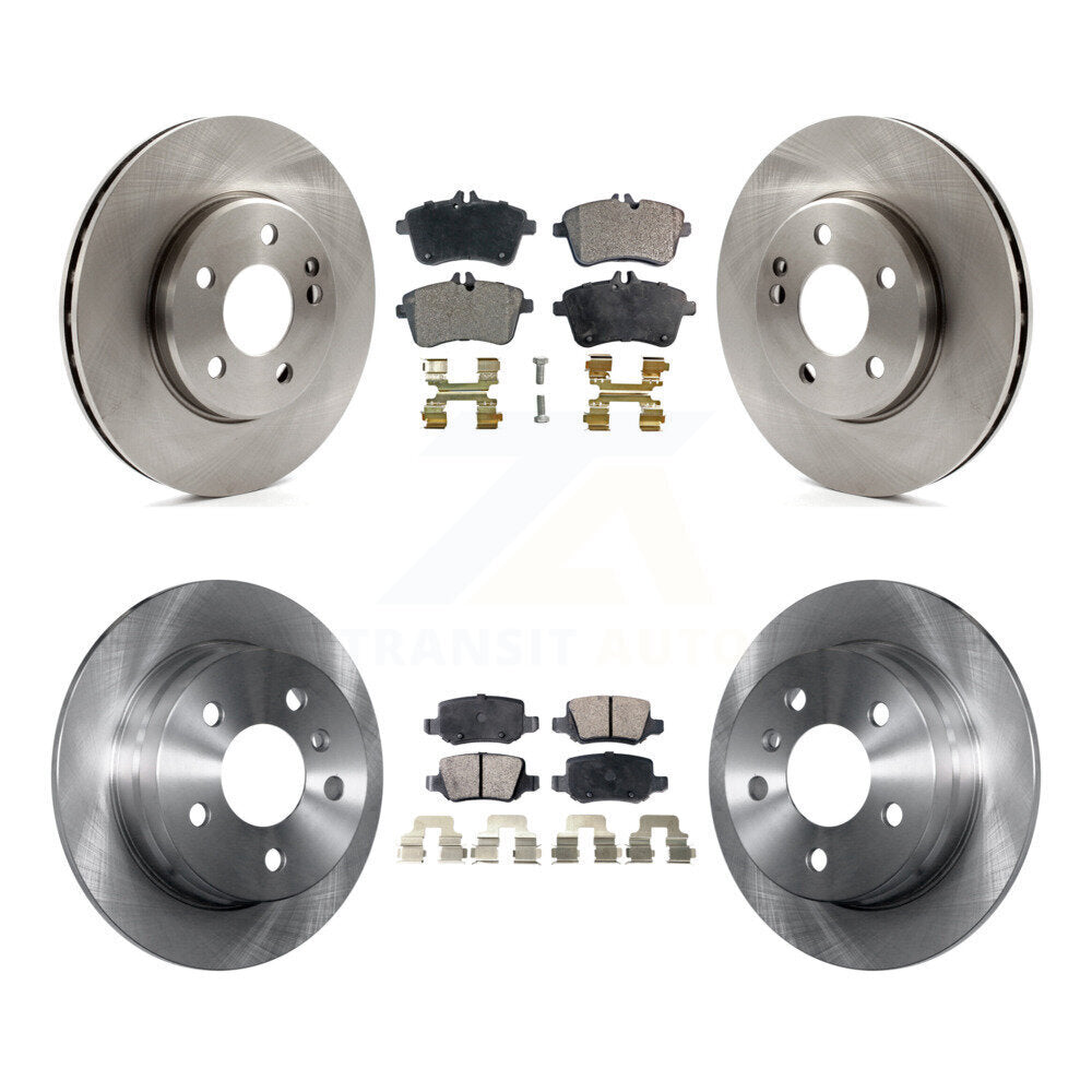 [Avant + Arrière] Kit de Disque et plaquette (semi-métallique) de frein pour 2006-2011 Mercedes-Benz B200 K8F-101362