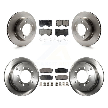 [Avant + Arrière] Kit de Disque et plaquette (semi-métallique) de frein pour Toyota Land Cruiser Lexus LX570 K8F-101363
