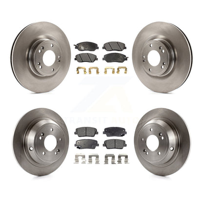 [Avant + Arrière] Kit de Disque et plaquette (semi-métallique) de frein pour Hyundai Genesis 3.8L K8F-101375