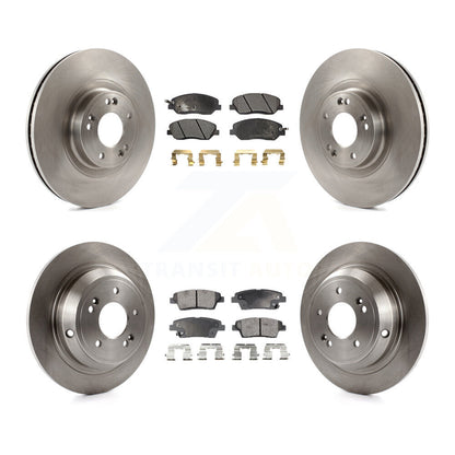 [Avant + Arrière] Kit de Disque et plaquette (semi-métallique) de frein pour 2012 Hyundai Genesis 3.8L K8F-101377