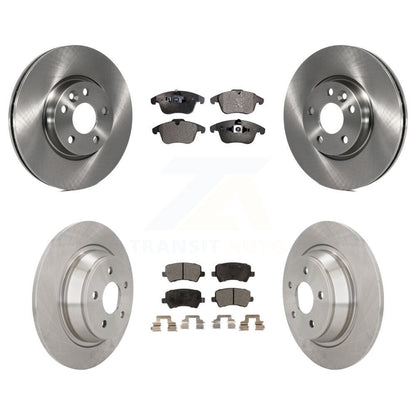 [Avant + Arrière] Kit de Disque et plaquette (semi-métallique) de frein pour 2012-2015 Land Rover Range Evoque K8F-101380