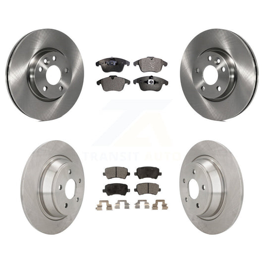 [Avant + Arrière] Kit de Disque et plaquette (semi-métallique) de frein pour 2012-2015 Land Rover Range Evoque K8F-101380