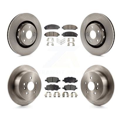 [Avant + Arrière] Kit de Disque et plaquette (semi-métallique) de frein pour 2009-2016 Toyota Venza K8F-101381