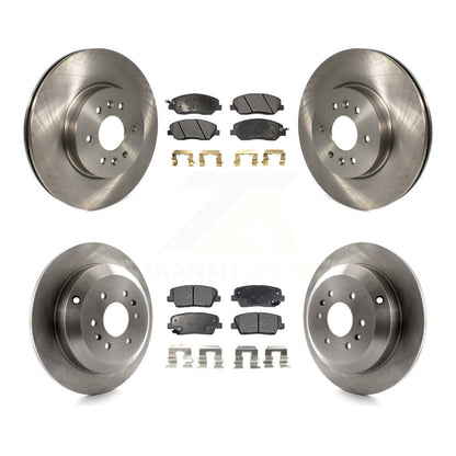 [Avant + Arrière] Kit de Disque et plaquette (semi-métallique) de frein pour 2009-2011 Kia Borrego K8F-101382