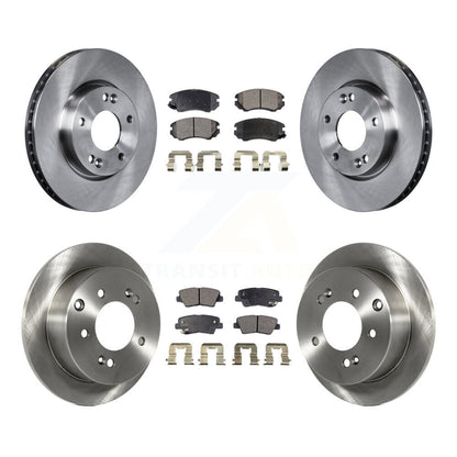 [Avant + Arrière] Kit de Disque et plaquette (semi-métallique) de frein pour 2010-2011 Kia Soul 2.0L K8F-101389