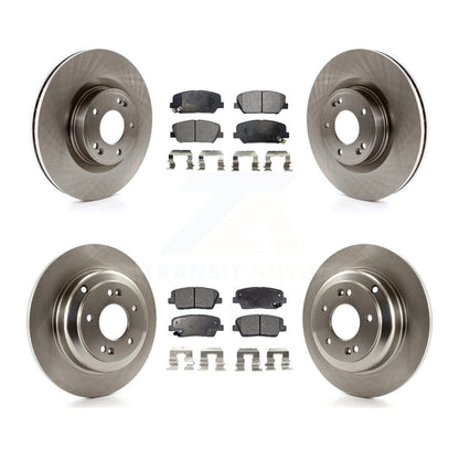 [Avant + Arrière] Kit de Disque et plaquette (semi-métallique) de frein pour Hyundai Genesis Coupe K8F-101391