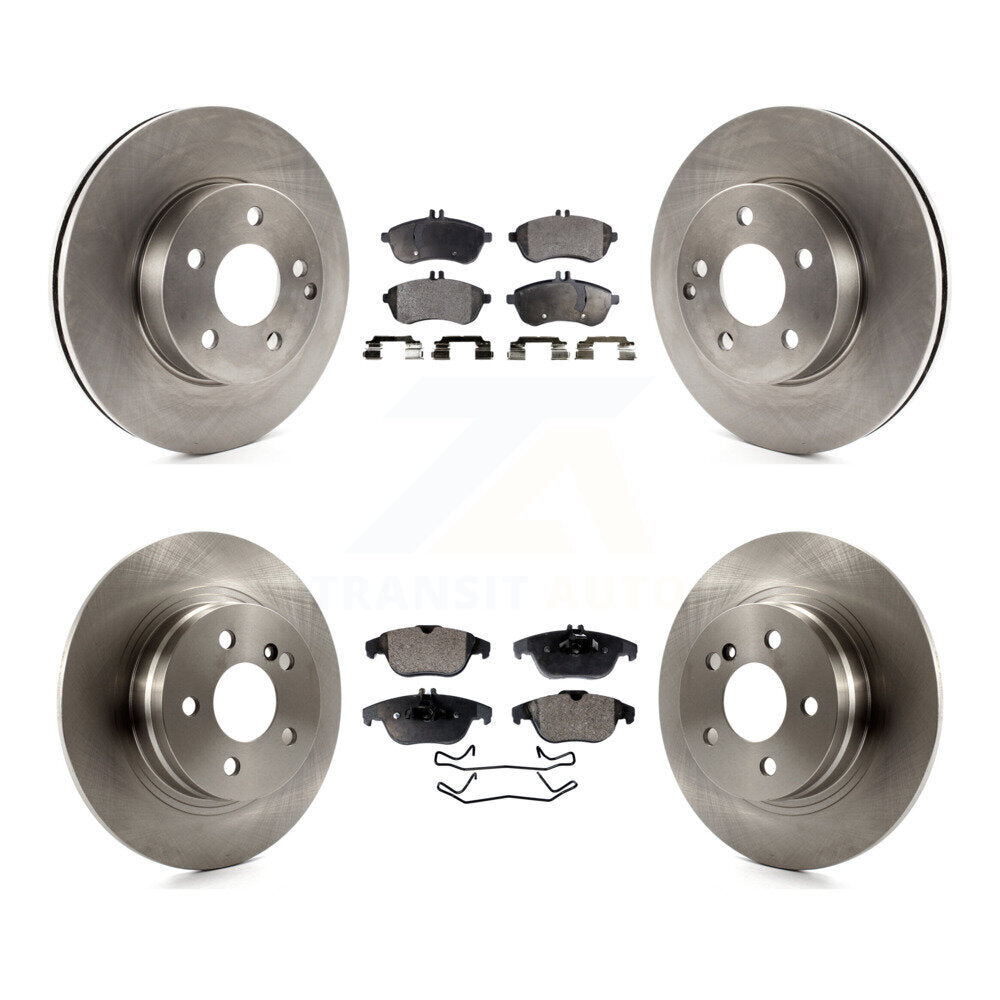 [Avant + Arrière] Kit de Disque et plaquette (semi-métallique) de frein pour Mercedes-Benz C300 C250 C230 K8F-101394