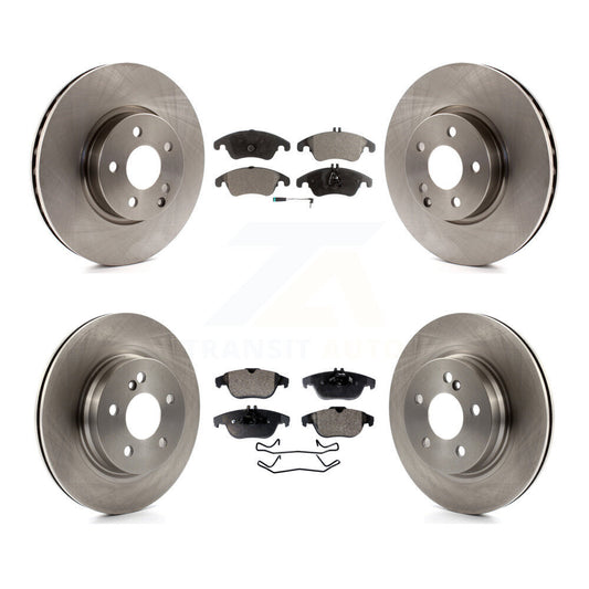 [Avant + Arrière] Kit de Disque et plaquette (semi-métallique) de frein pour Mercedes-Benz E350 C300 C350 K8F-101399
