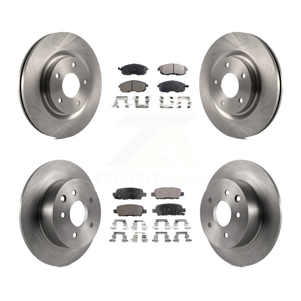 [Avant + Arrière] Kit de Disque et plaquette (semi-métallique) de frein pour Nissan Sentra Juke K8F-101403