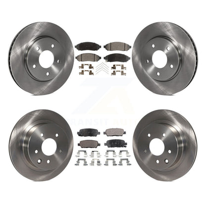 [Avant + Arrière] Kit de Disque et plaquette (semi-métallique) de frein pour Nissan LEAF K8F-101404