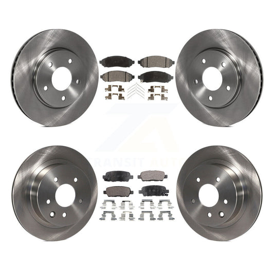 [Avant + Arrière] Kit de Disque et plaquette (semi-métallique) de frein pour Nissan LEAF K8F-101404