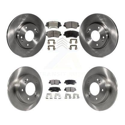 [Avant + Arrière] Kit de Disque et plaquette (semi-métallique) de frein pour Kia Forte Hyundai Elantra GT Forte5 Koup K8F-101407