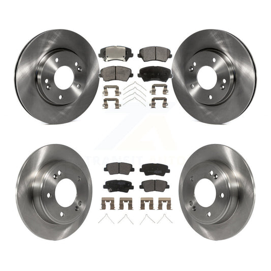 [Avant + Arrière] Kit de Disque et plaquette (semi-métallique) de frein pour Hyundai Veloster Elantra GT K8F-101408
