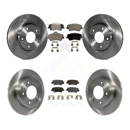 [Avant + Arrière] Kit de Disque et plaquette (semi-métallique) de frein pour 2017-2020 Hyundai Elantra 2.0L K8F-101409
