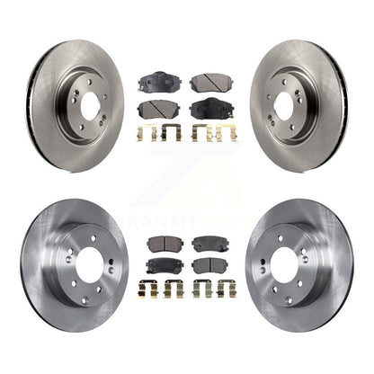 [Avant + Arrière] Kit de Disque et plaquette (semi-métallique) de frein pour Hyundai Tucson Kia Cadenza K8F-101411