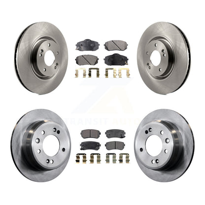 [Avant + Arrière] Kit de Disque et plaquette (semi-métallique) de frein pour 2015 Hyundai Tucson FWD avec FUEL CELL EV (FCEV) engine K8F-101412
