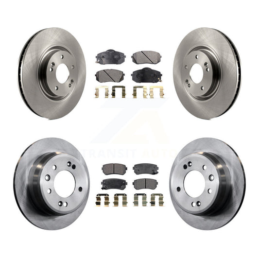 [Avant + Arrière] Kit de Disque et plaquette (semi-métallique) de frein pour 2015 Hyundai Tucson FWD avec FUEL CELL EV (FCEV) engine K8F-101412