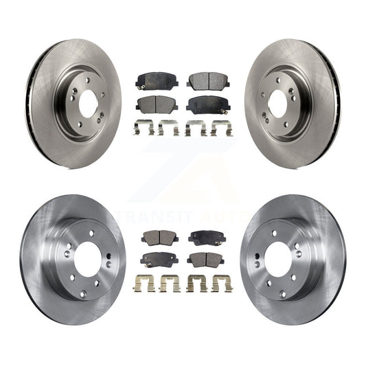 [Avant + Arrière] Kit de Disque et plaquette (semi-métallique) de frein pour Kia Optima 2.0L K8F-101414