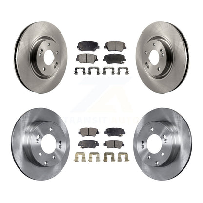 [Avant + Arrière] Kit de Disque et plaquette (semi-métallique) de frein pour Hyundai Azera K8F-101416