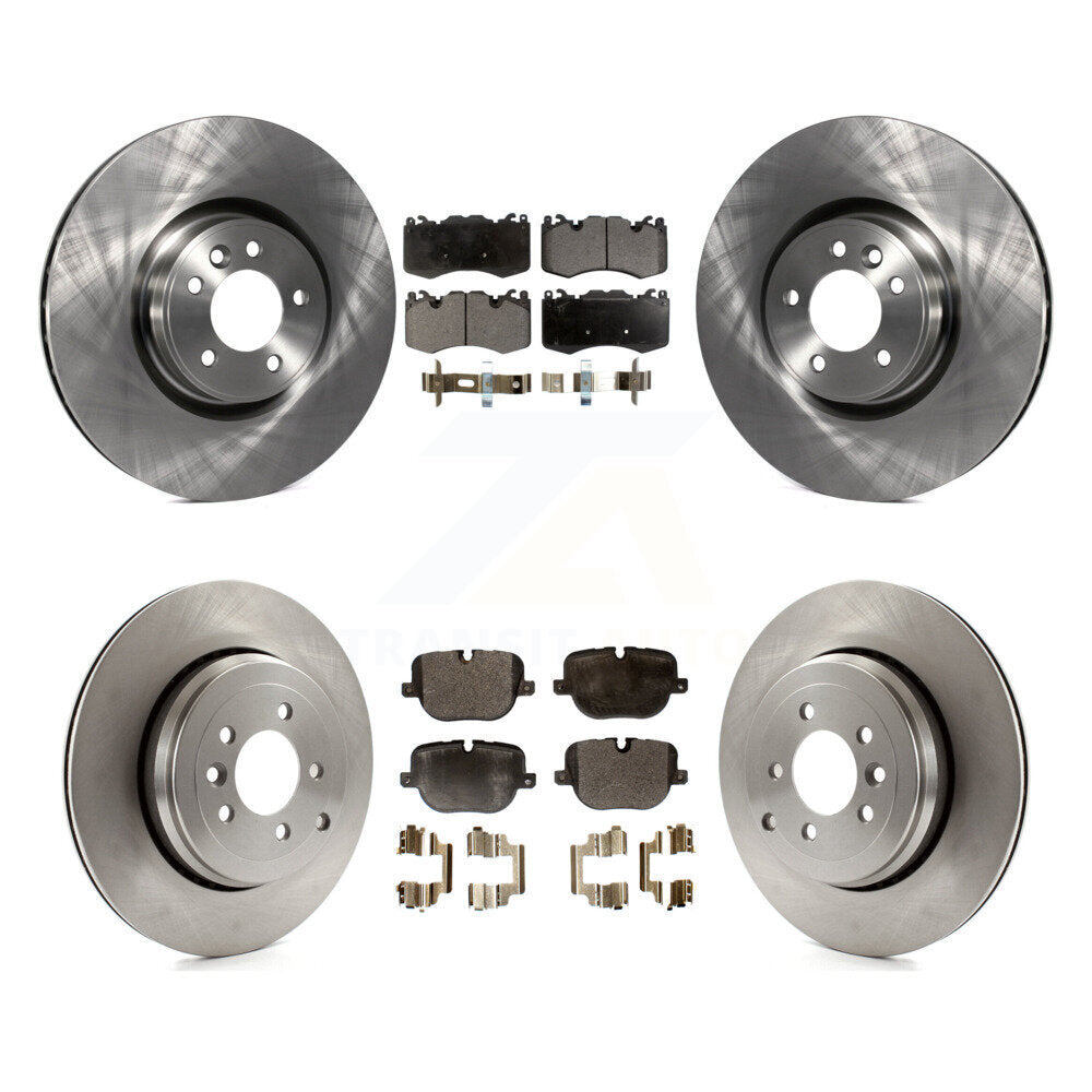 [Avant + Arrière] Kit de Disque et plaquette (semi-métallique) de frein pour 2010-2013 Land Rover Range Sport Supercharged K8F-101423